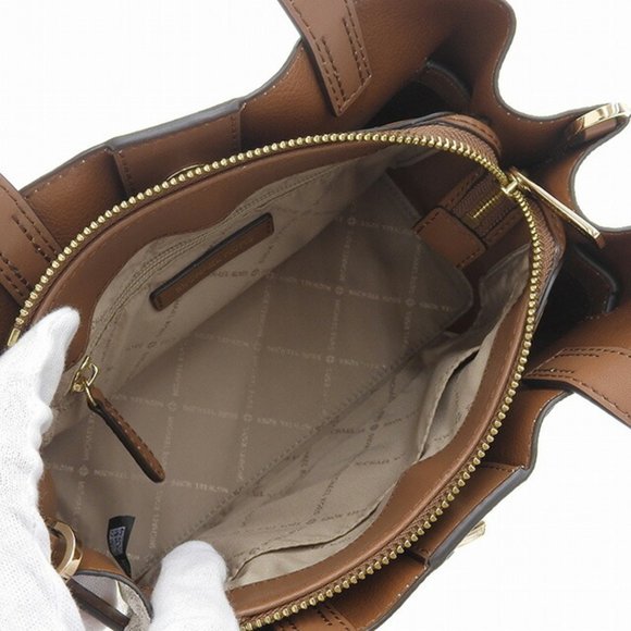 MICHAEL KORS bag Lady's handbag 2way shoulder brown white - Picture 7 of 9